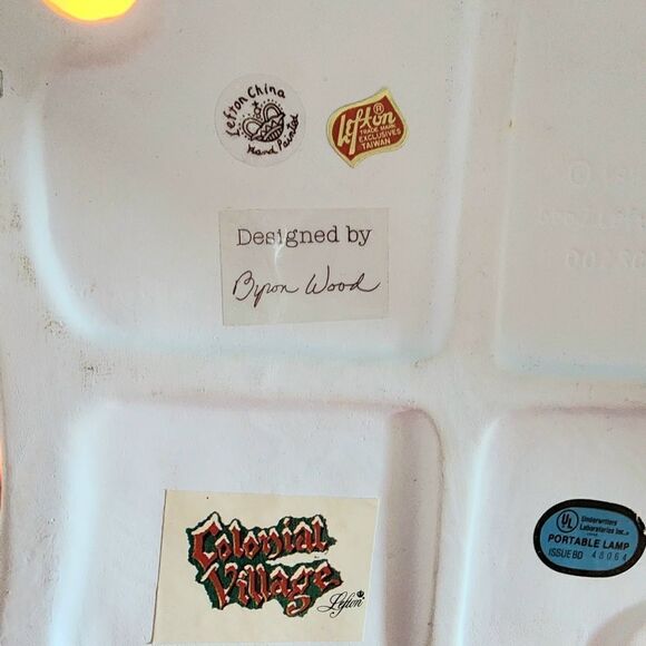 Lefton Colonial Village vintage 1991 Main Street Church #00230 - Picture 7 of 11